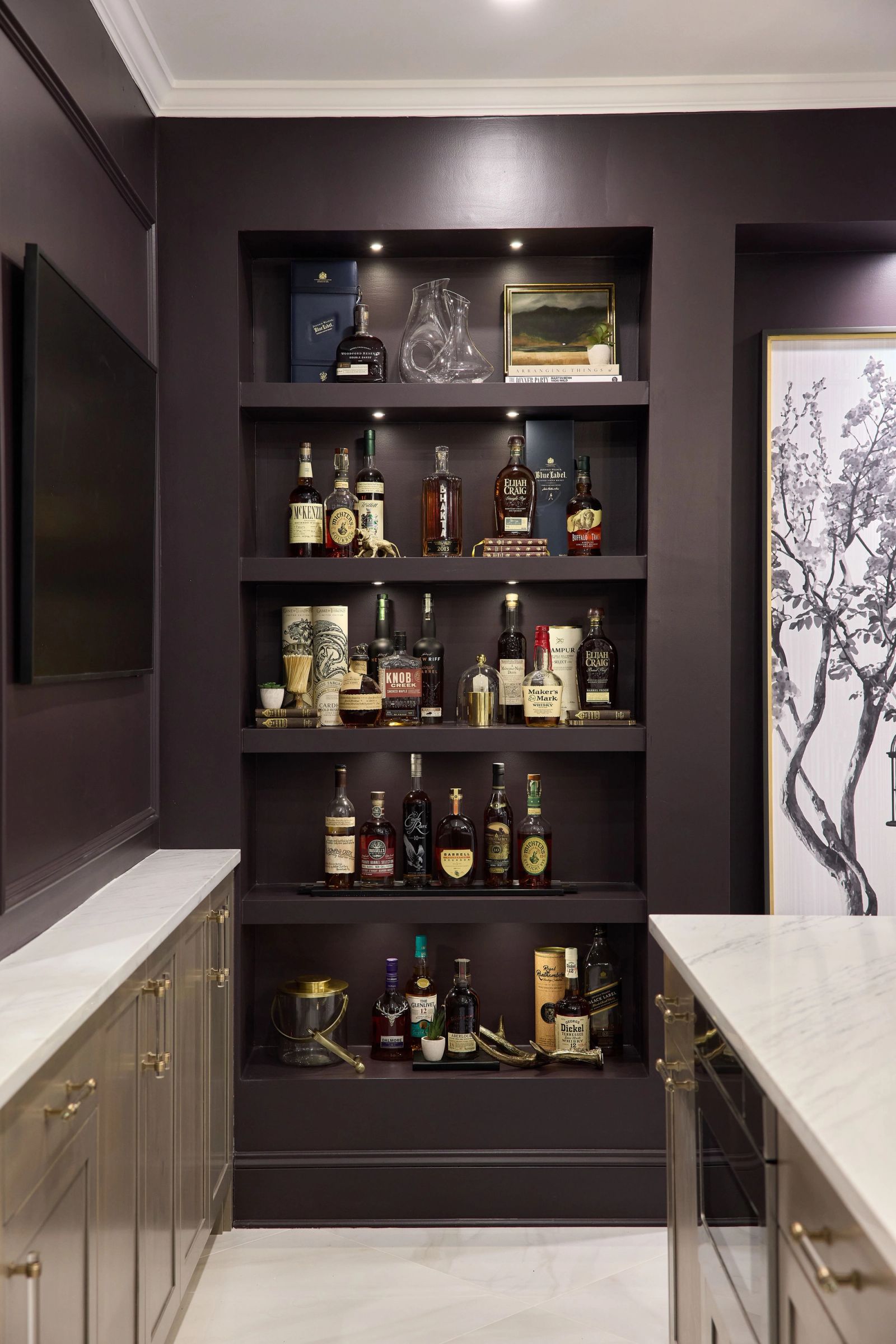 The Luxe Lower Level — UA Designs project