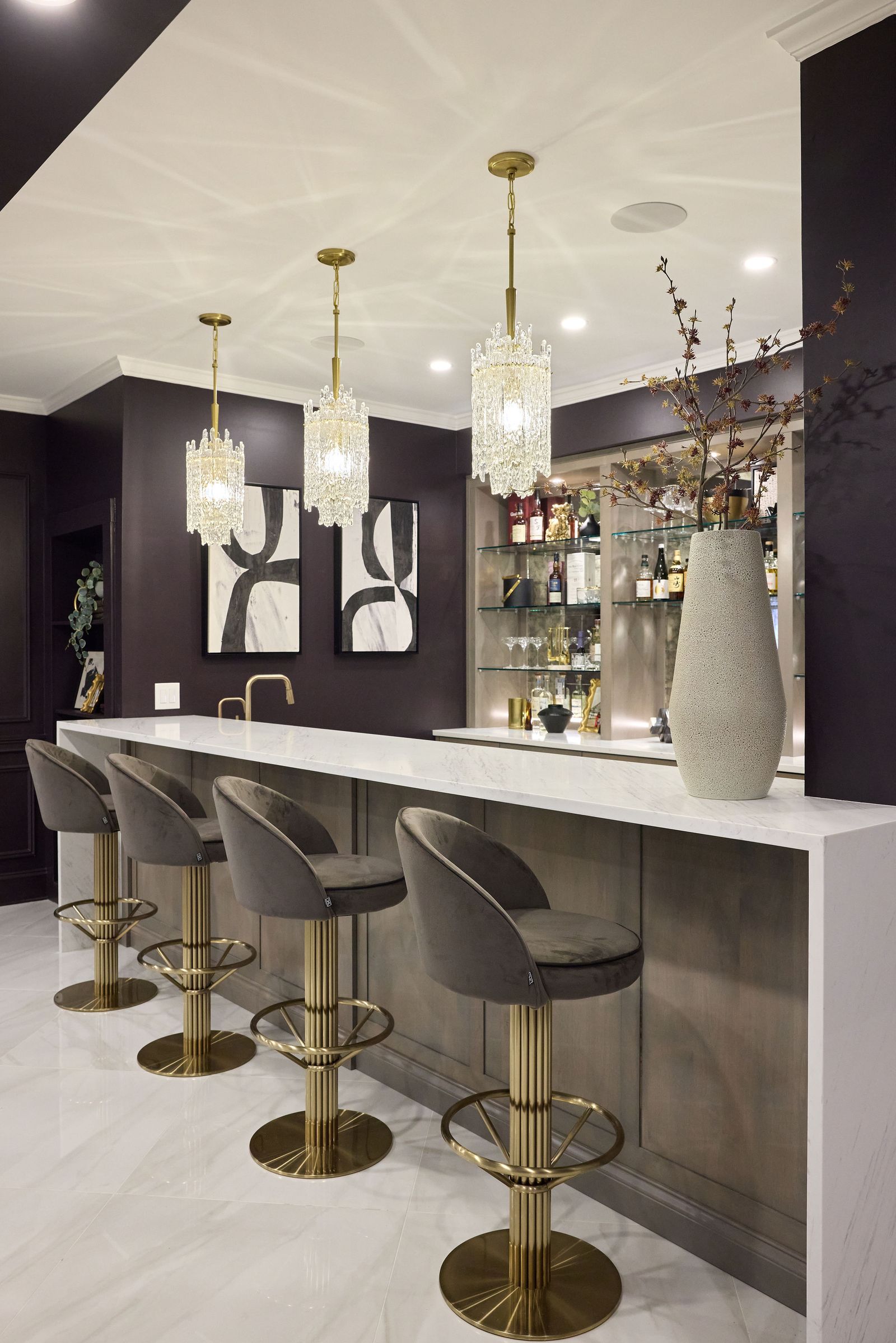 The Luxe Lower Level — UA Designs project