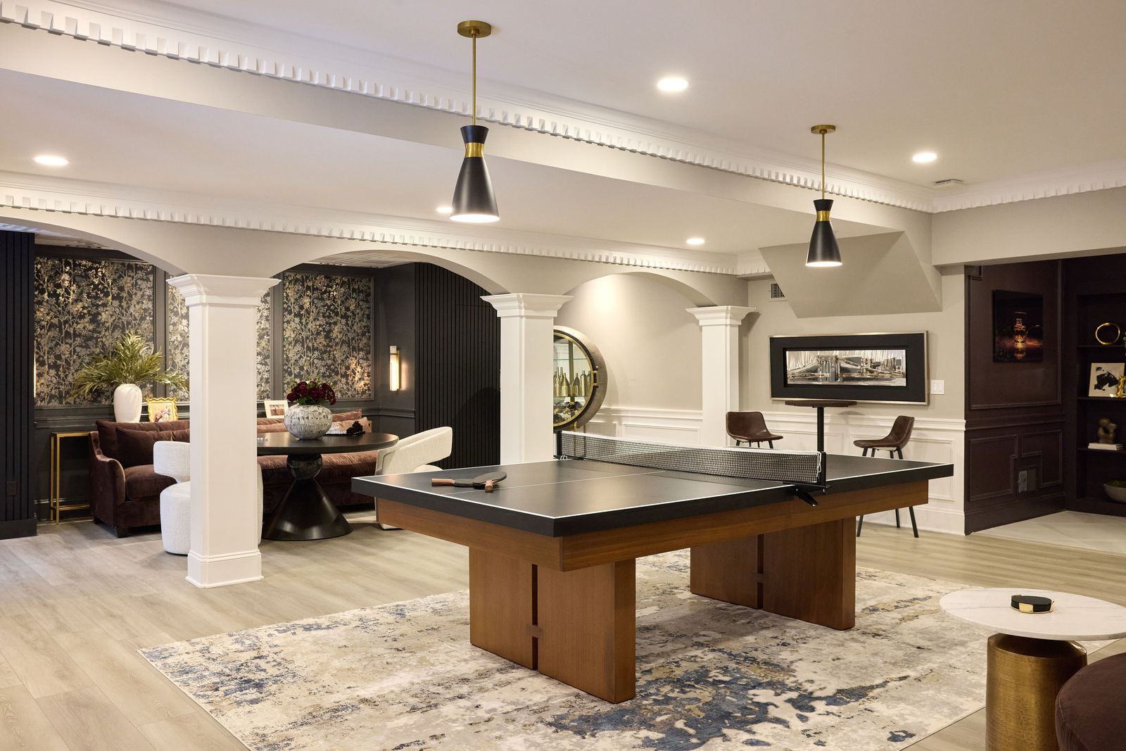 The Luxe Lower Level — UA Designs project