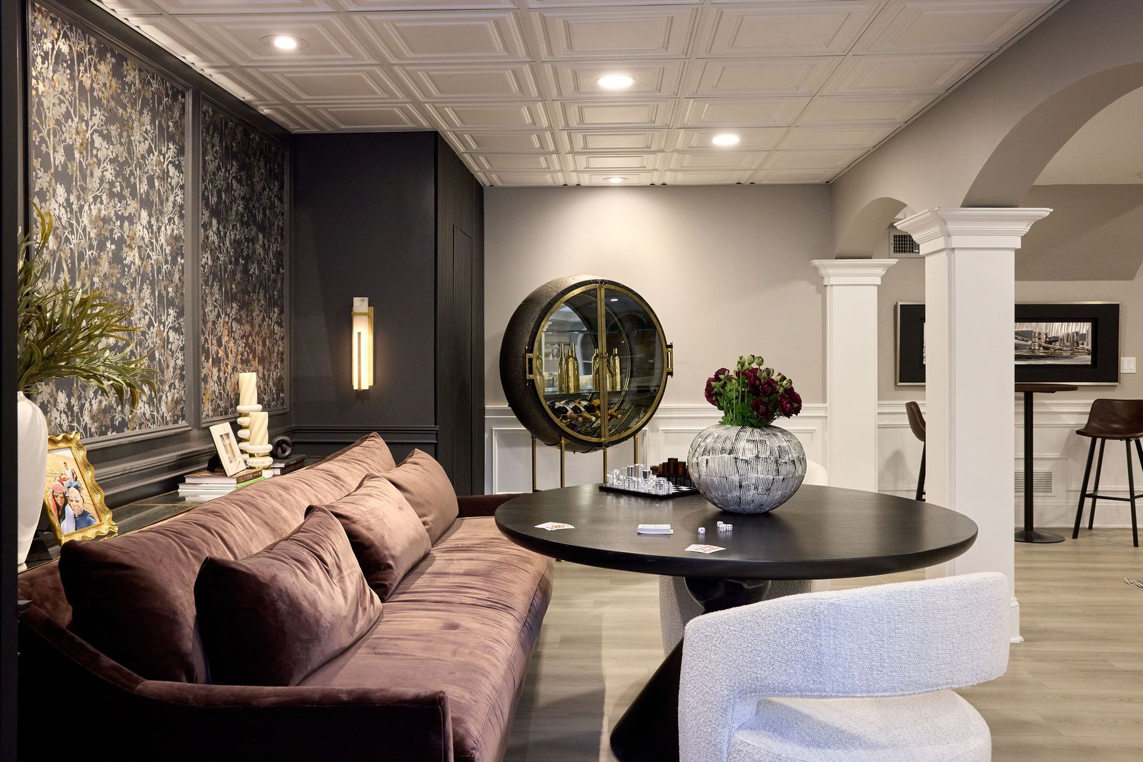The Luxe Lower Level — UA Designs project