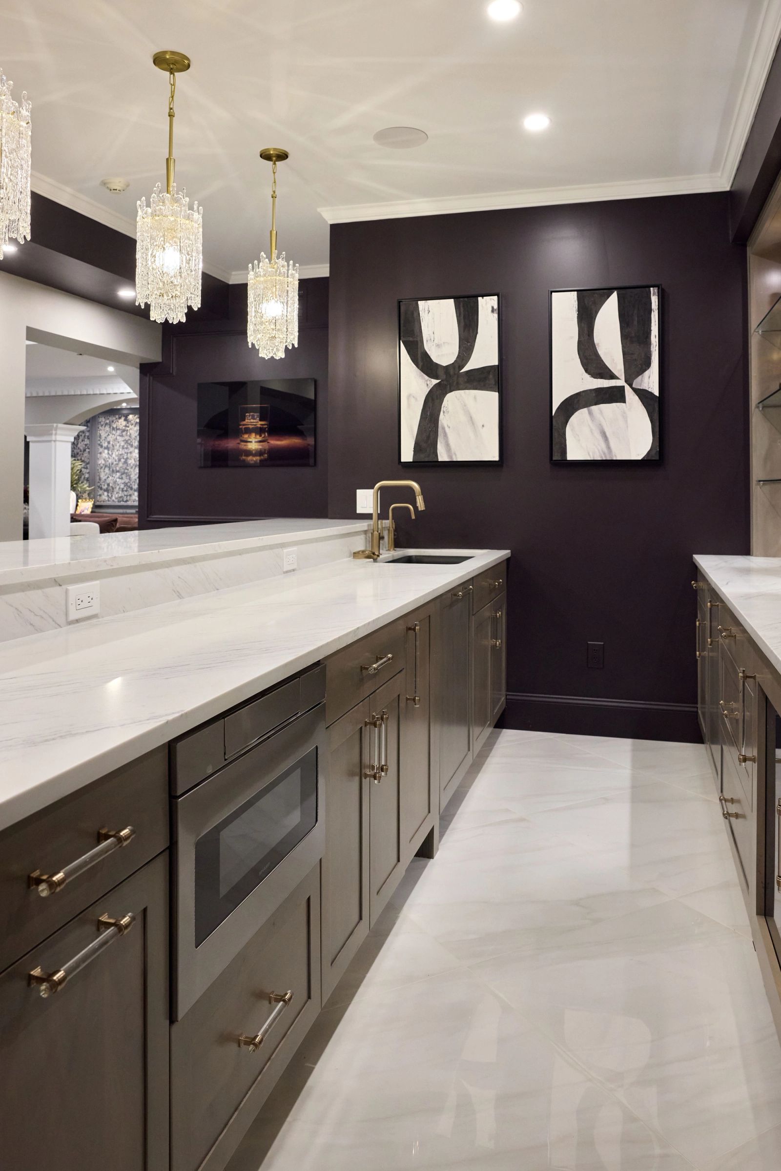 The Luxe Lower Level — UA Designs project