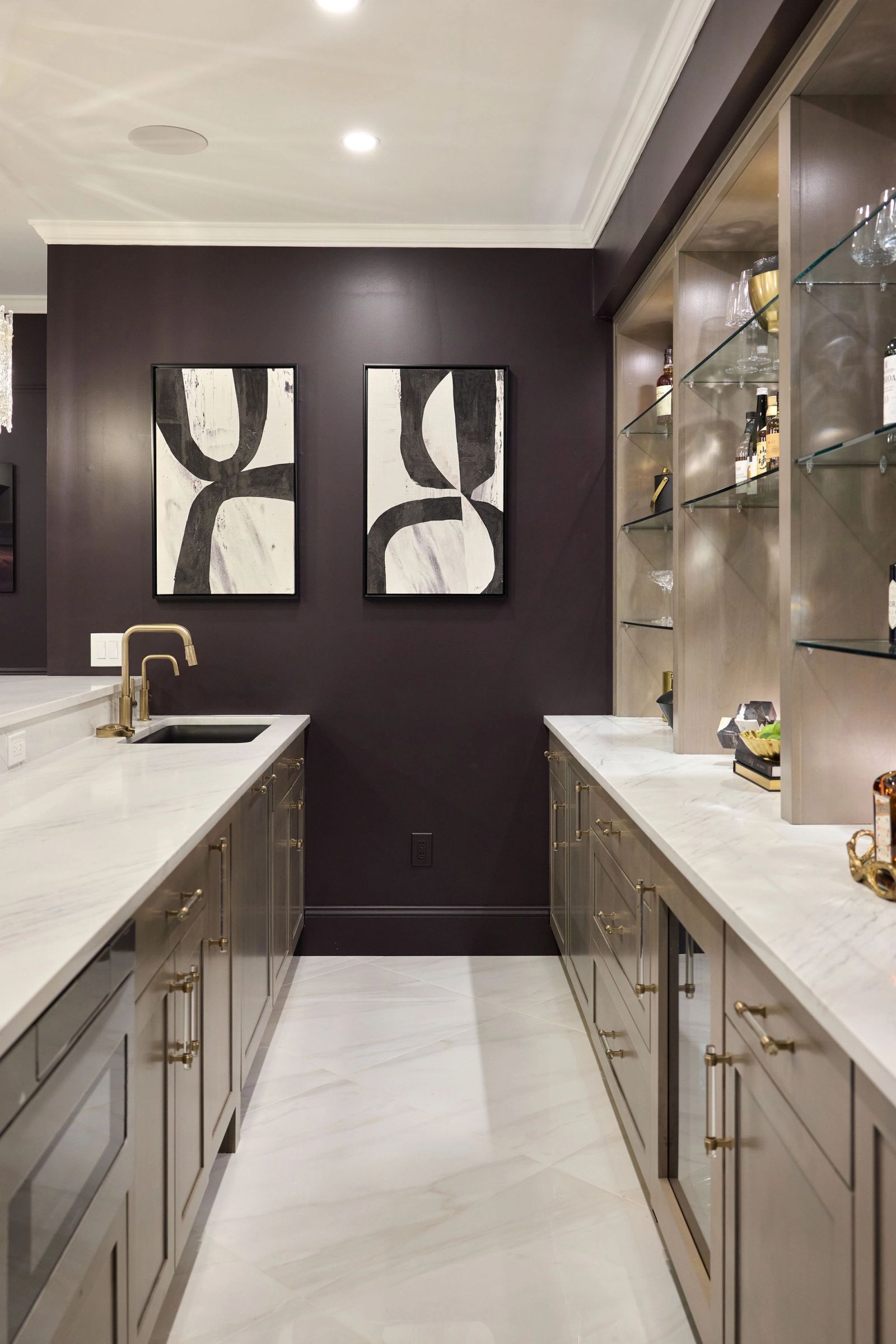 The Luxe Lower Level — UA Designs project