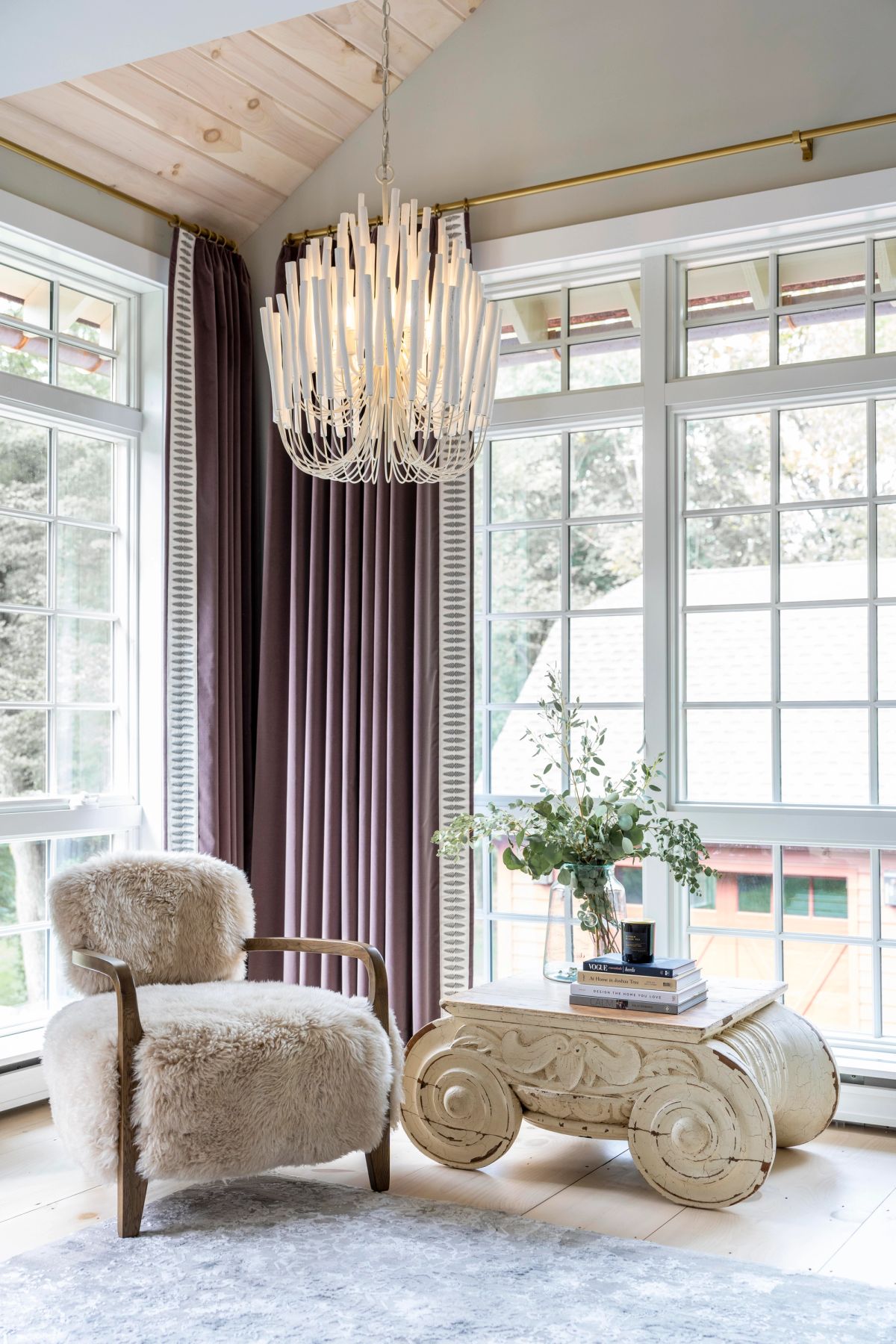 Modern Luxe Manor — Living space in Wyckoff, NJ