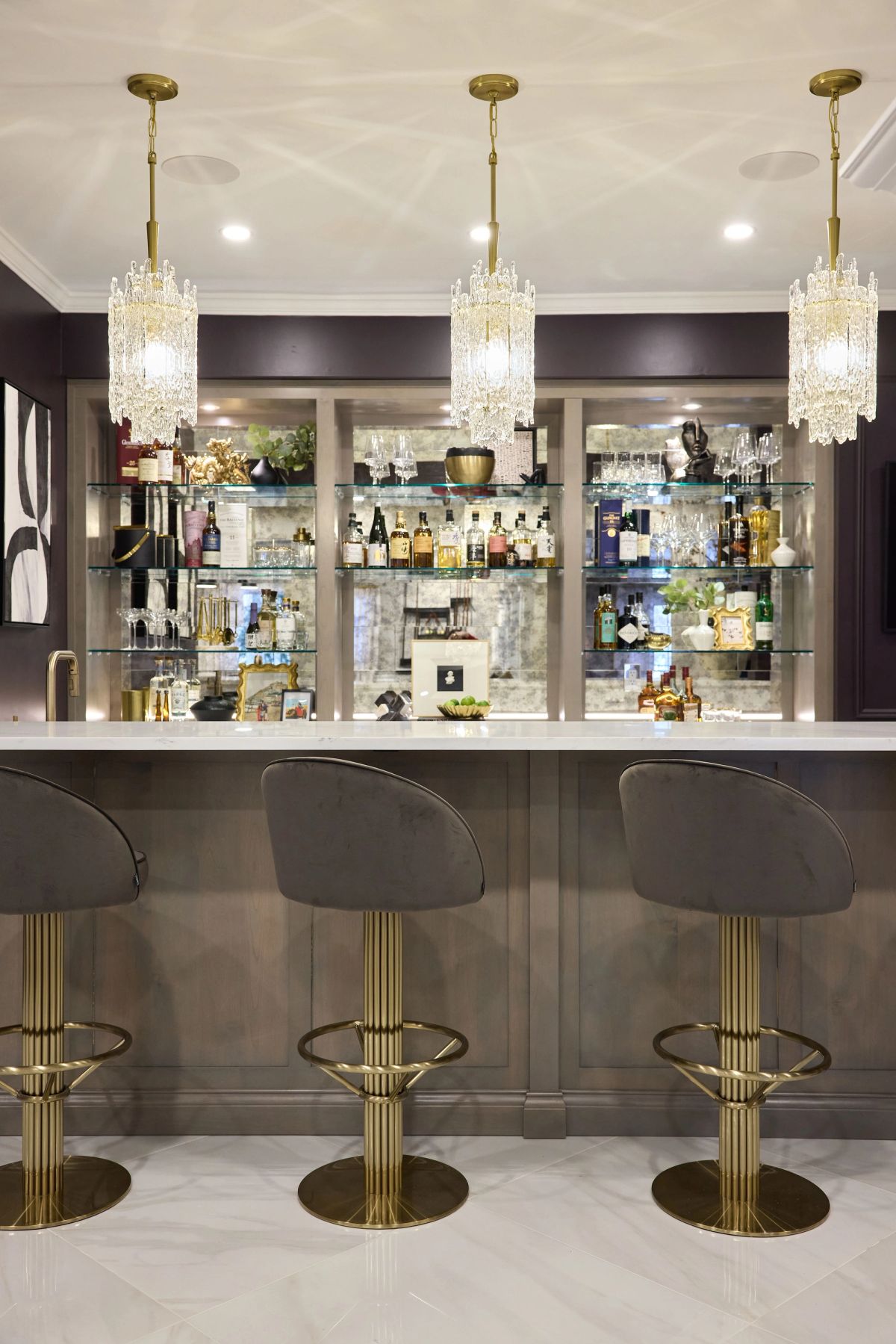 The Luxe Lower Level — Kitchen in Chester, NJ
