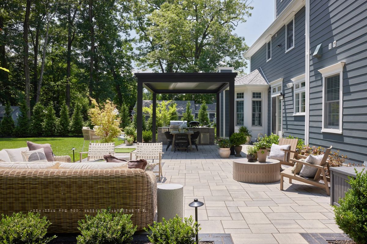 Muted Retreat — Living space in Mendham, NJ