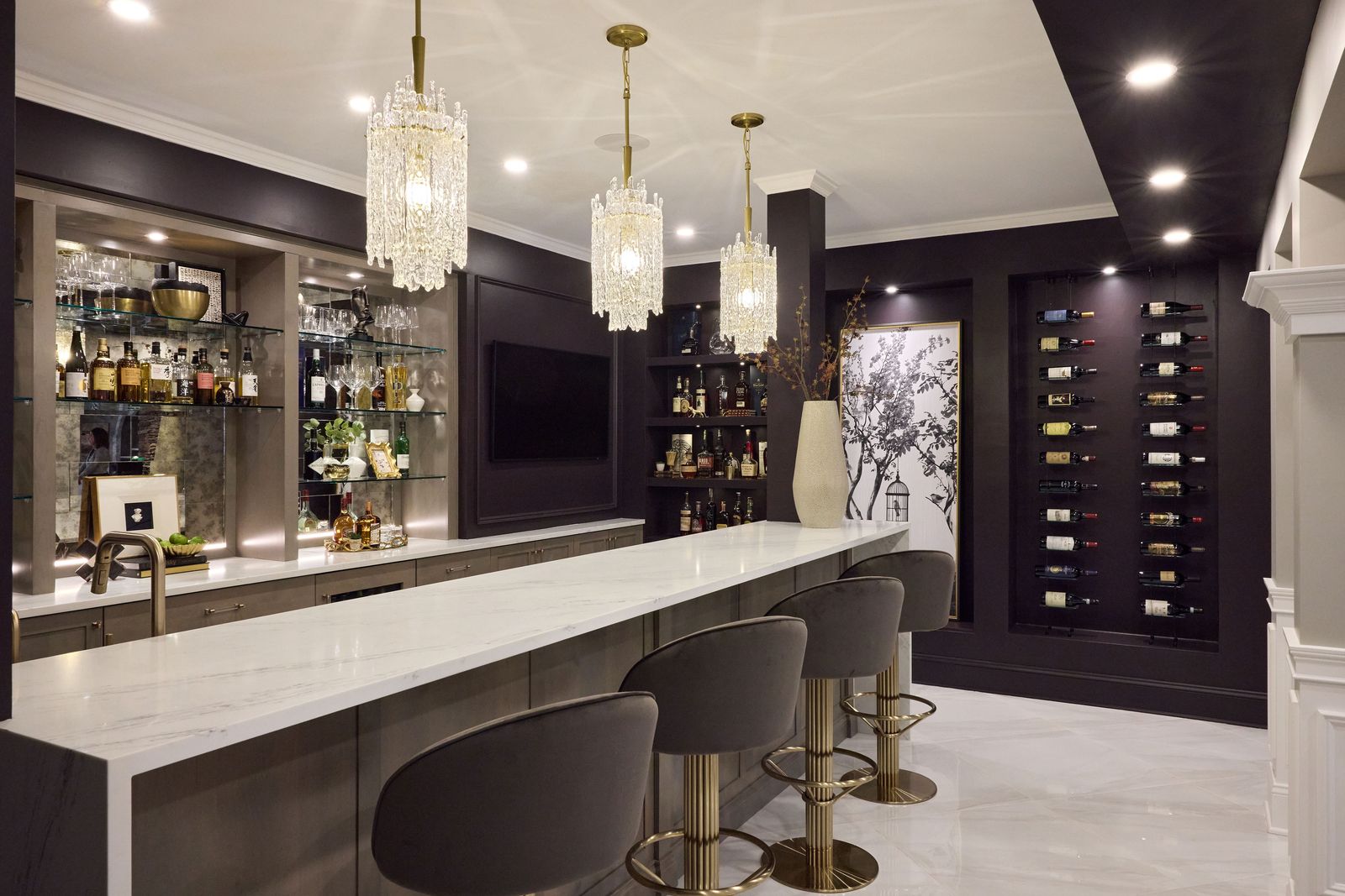 The Luxe Lower Level — UA Designs project