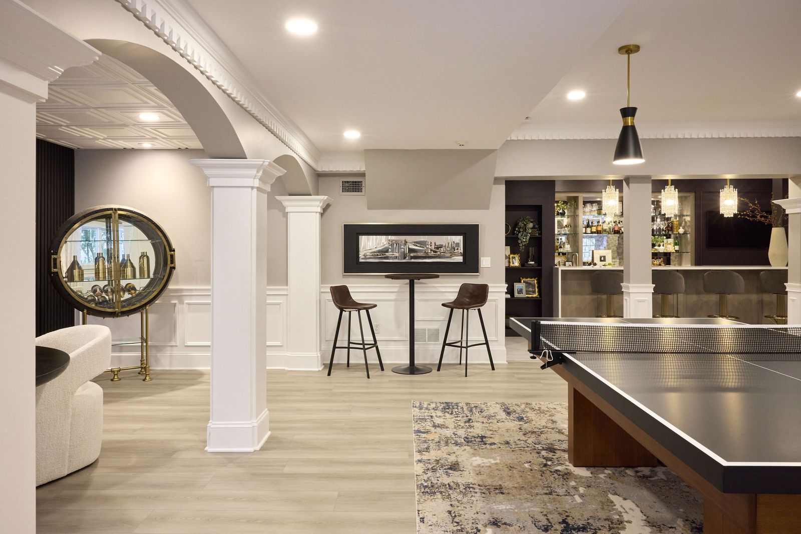 The Luxe Lower Level — UA Designs project