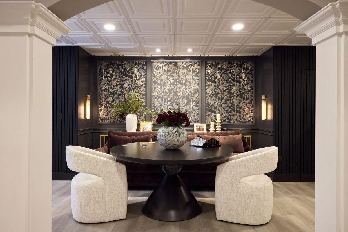 The Luxe Lower Level — Living space in Chester, NJ