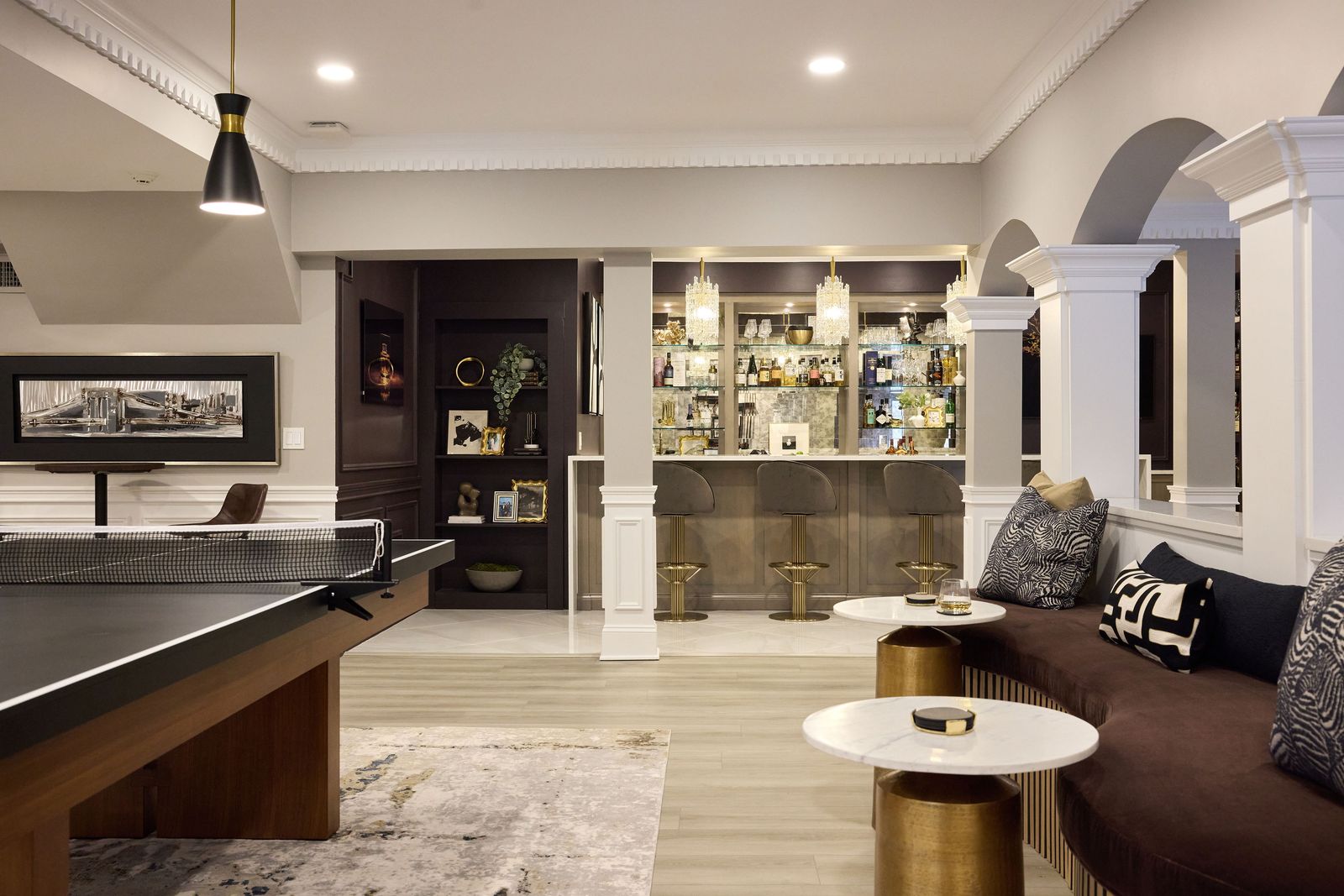 The Luxe Lower Level — UA Designs project