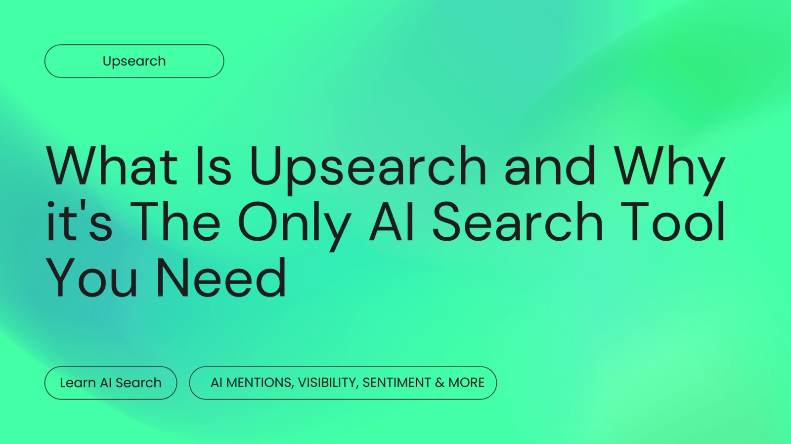What Is Upsearch and Why it's the only AI search tool you need