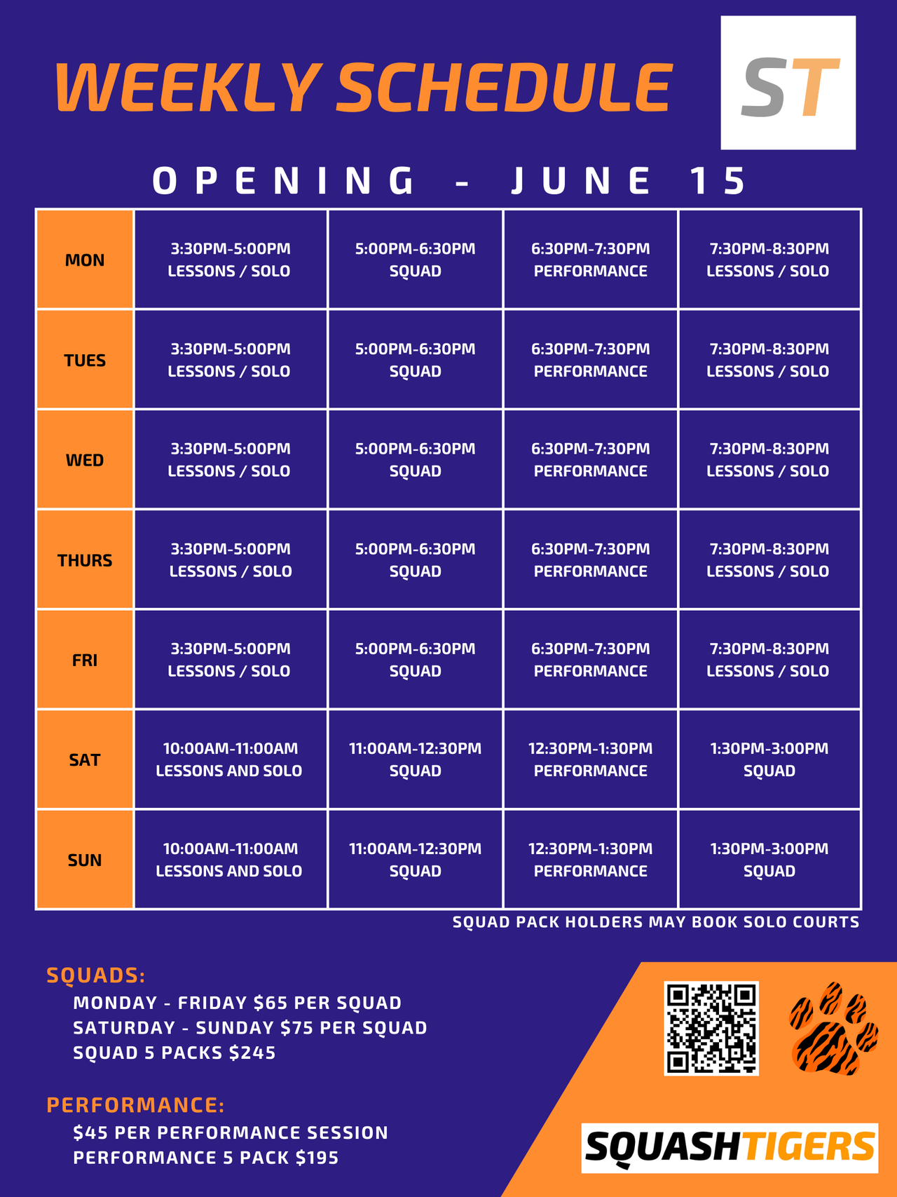 Exton Tigers Open!