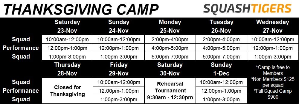 Thanksgiving Camp