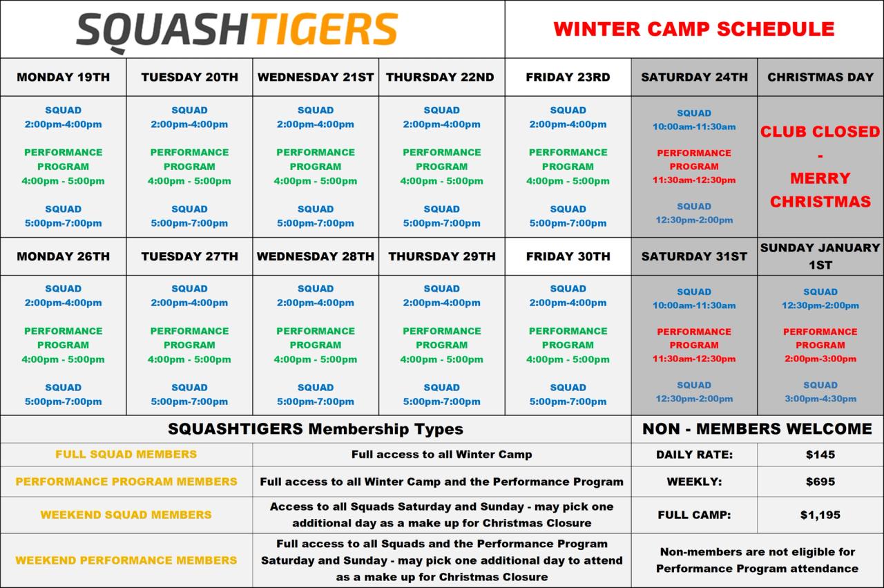 WINTER CAMP 2022