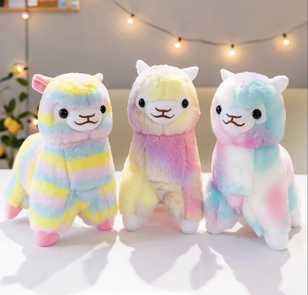 Llama de colores variados