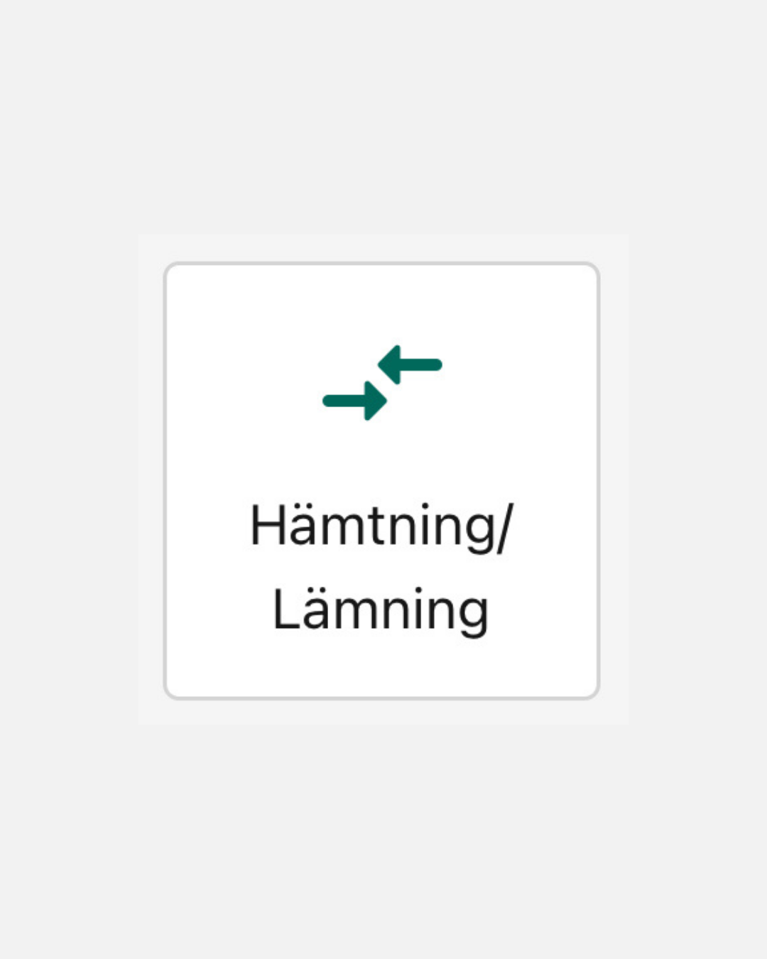 hämtning lämning