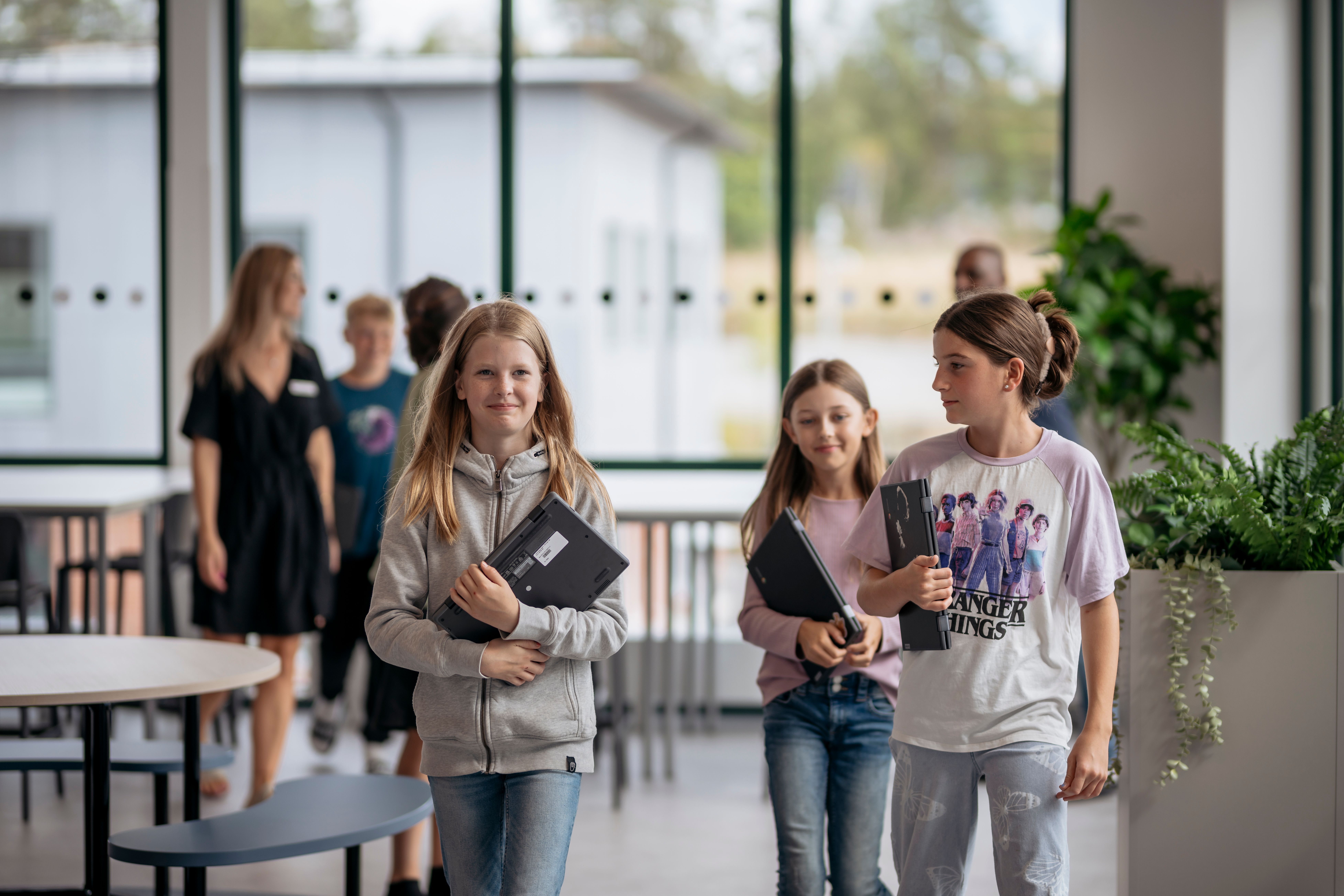 Elever på lärande grundskola vira