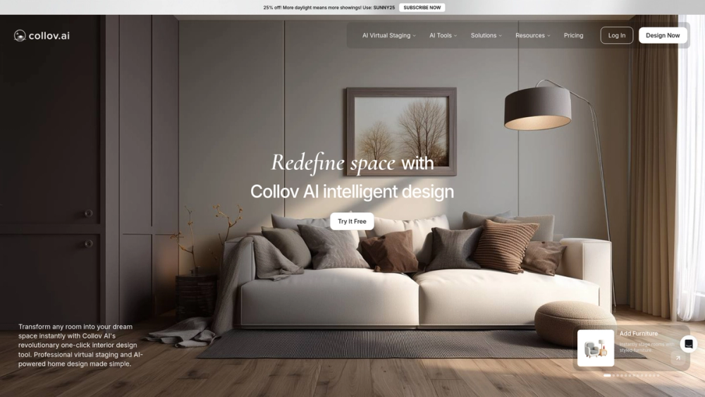 Screenshot of Collov AI Screenshot of Collov AI