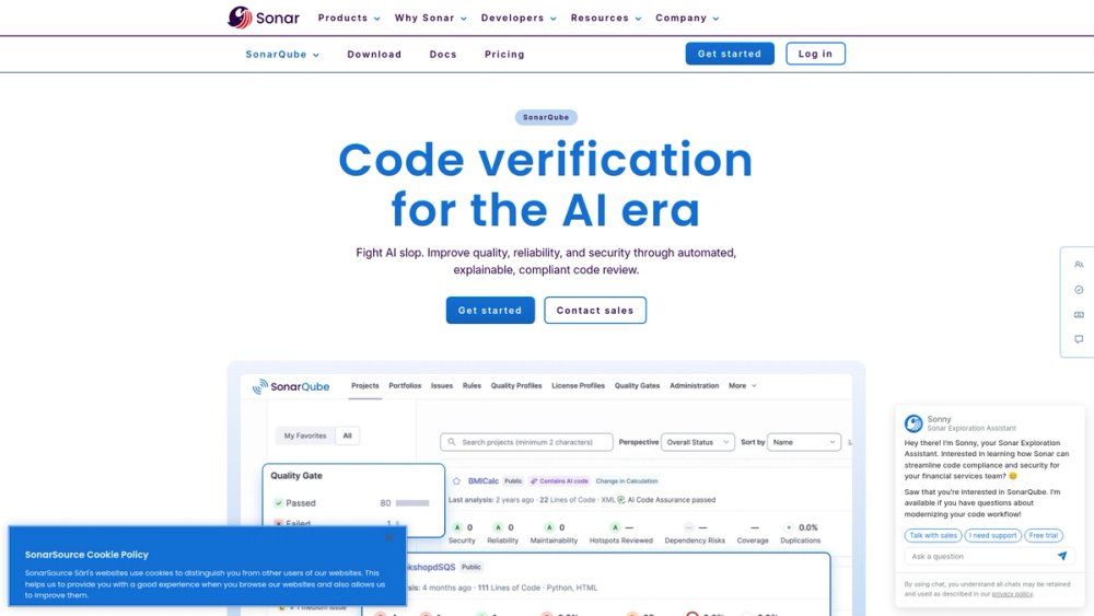 Screenshot of SonarQube Screenshot of SonarQube
