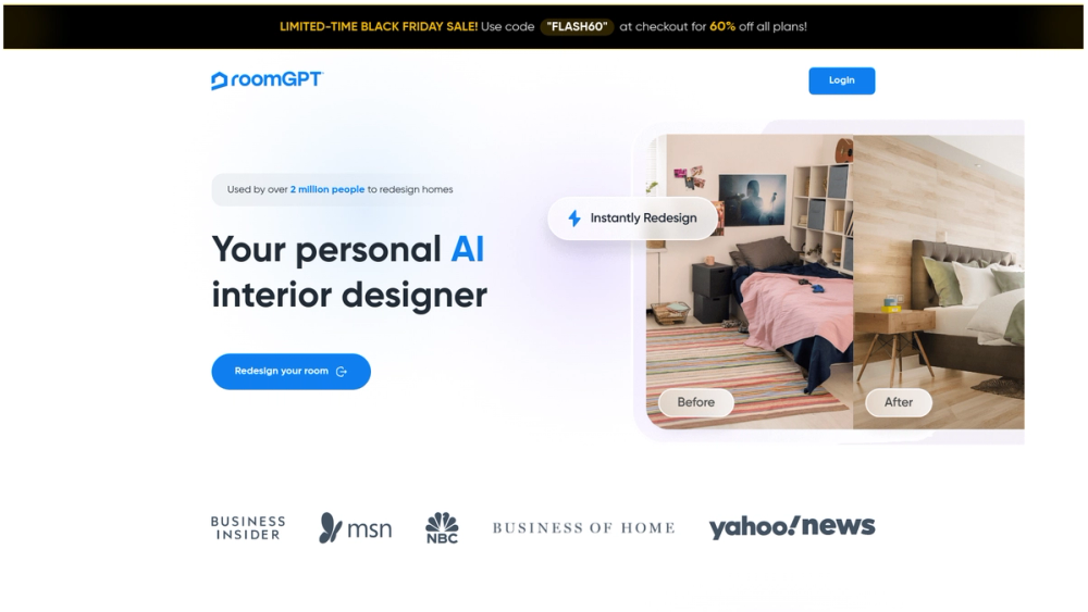 Screenshot of RoomGPT Screenshot of RoomGPT