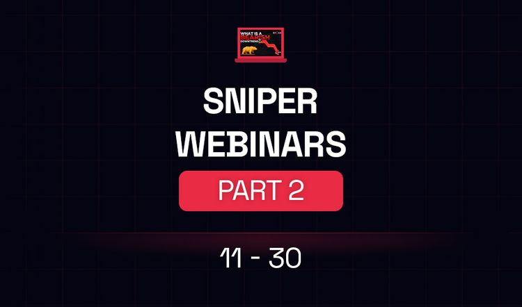 Sniper Webinars Part 2 (11-30)