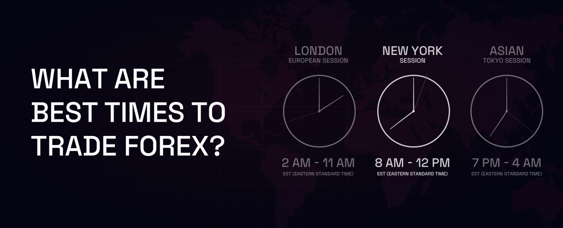 What are best times to Trade Forex?