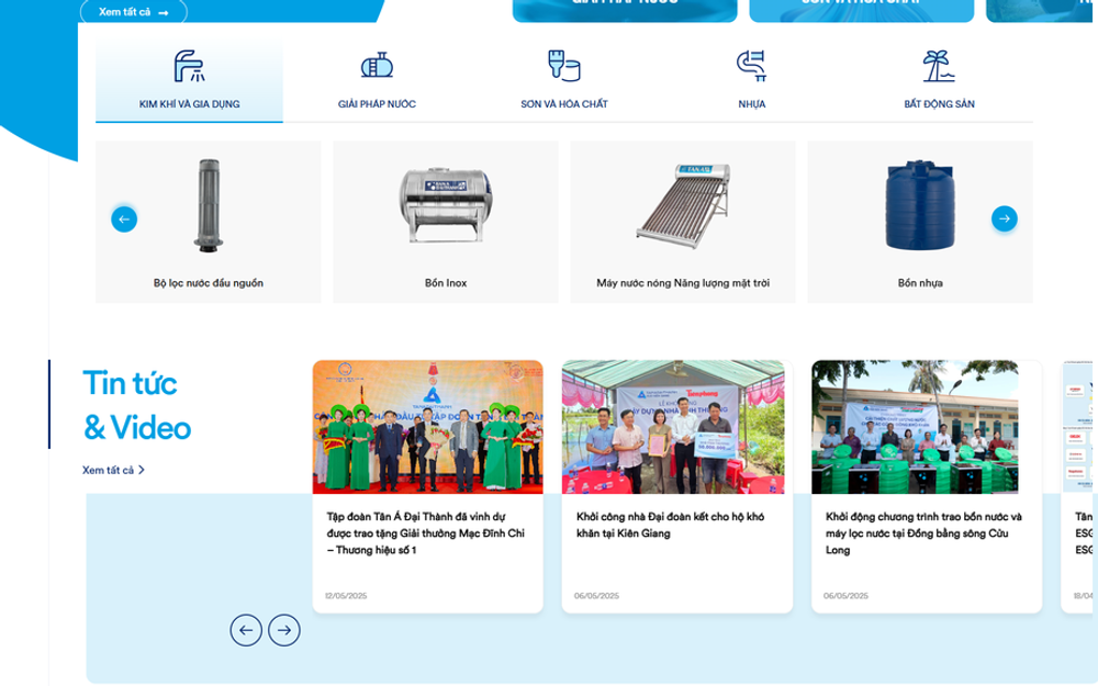Tan A Dai Thanh — full-page screenshot