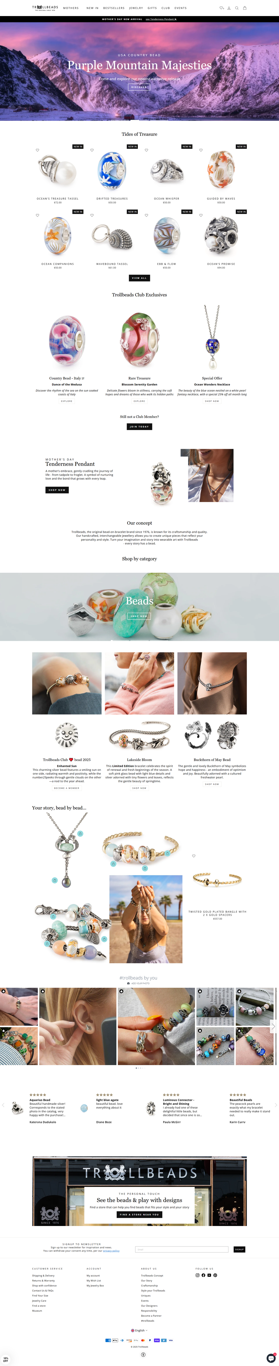Trollbeads — case study screenshot