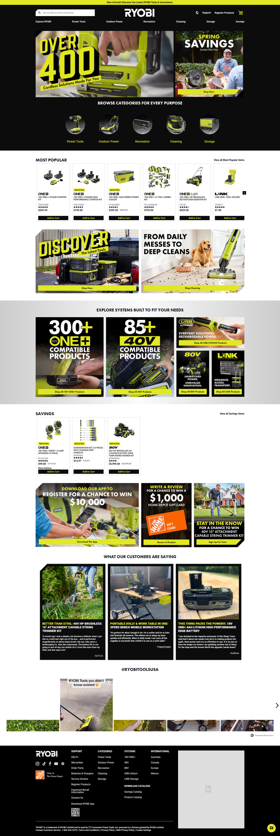 Ryobi — case study screenshot