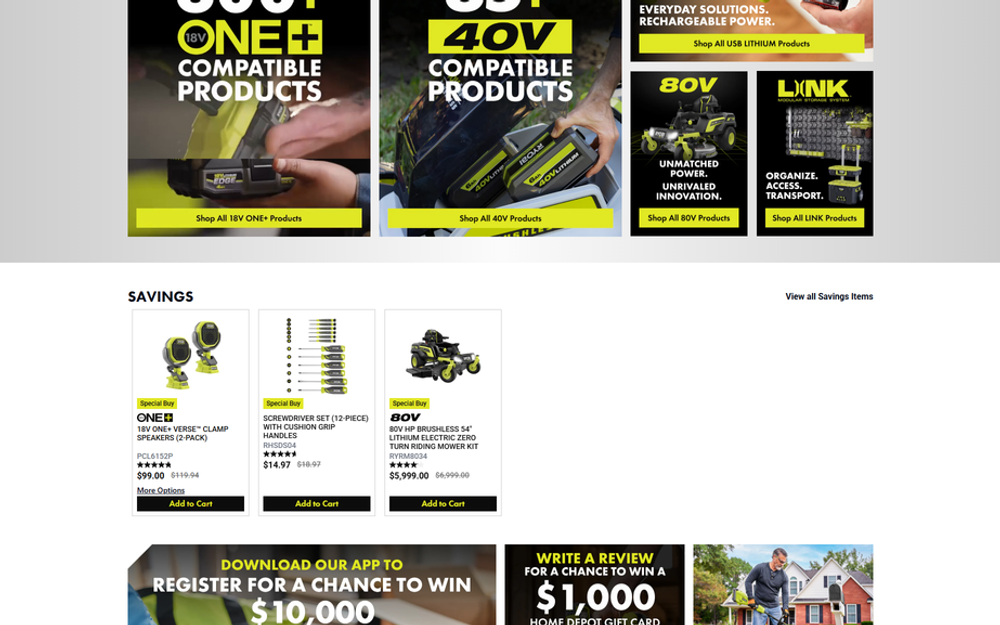 Ryobi — full-page screenshot