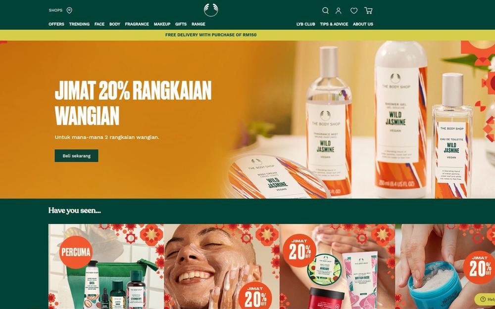 Body Shop — full-page screenshot