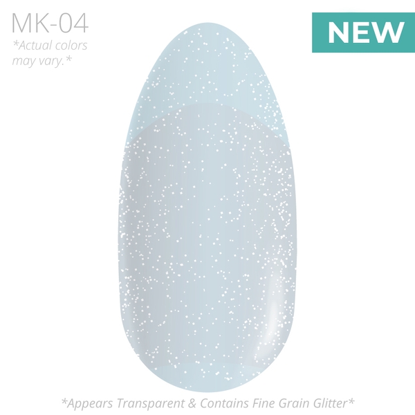 MK04 Milky Blue with Glitter