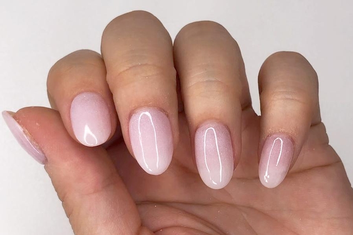 1. Pink and White Ombre Coffin Nails - wide 3