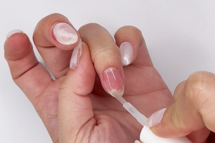 White Dip Powder Nail Designs for Short Nails - wide 2