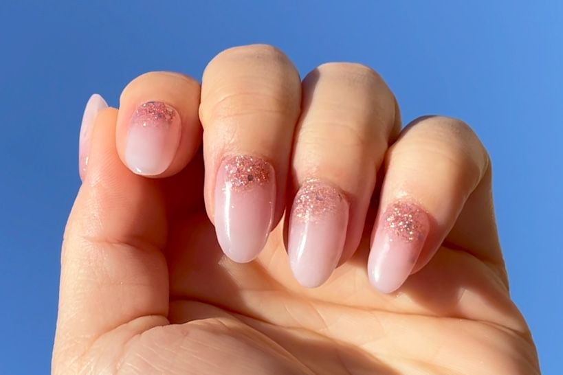 NSI Nails: Reverse French on a Form - YouTube