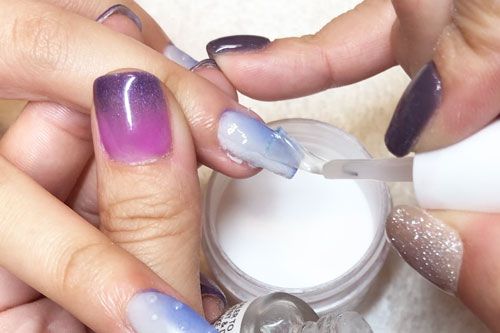 raindrop nails step by step