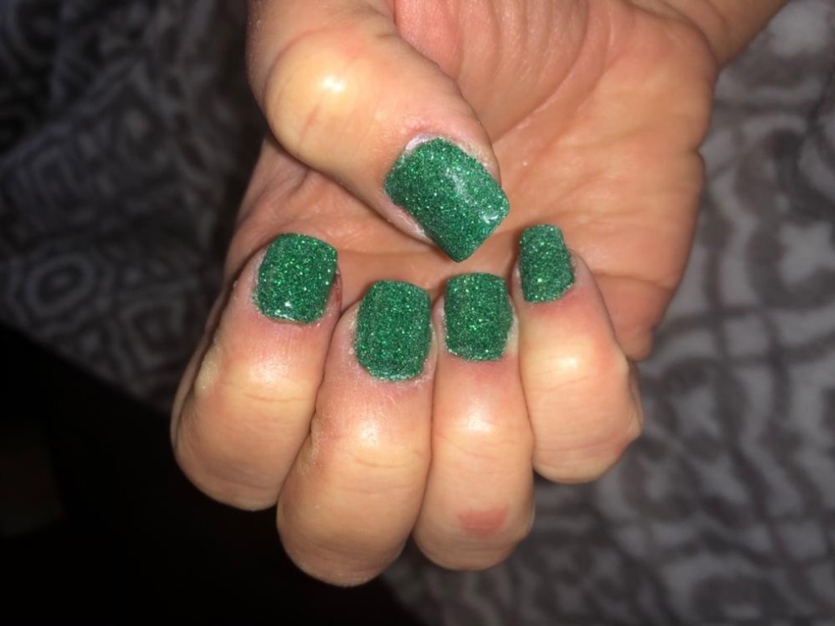Emerald dip nails