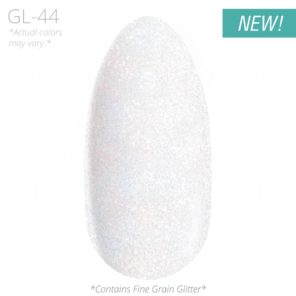 GL44 Ultra-sparkly White & Silver