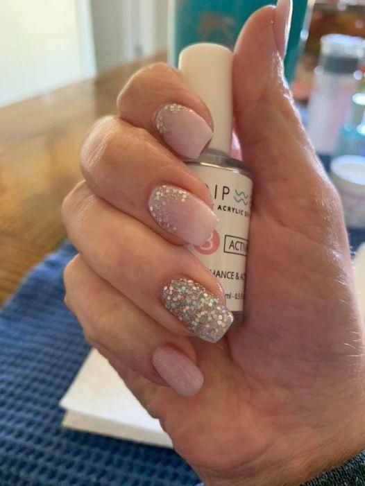 How To Add Glitter To Dip Powder Nails