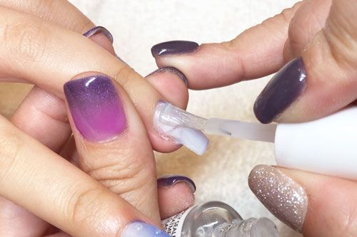 raindrop nails step by step