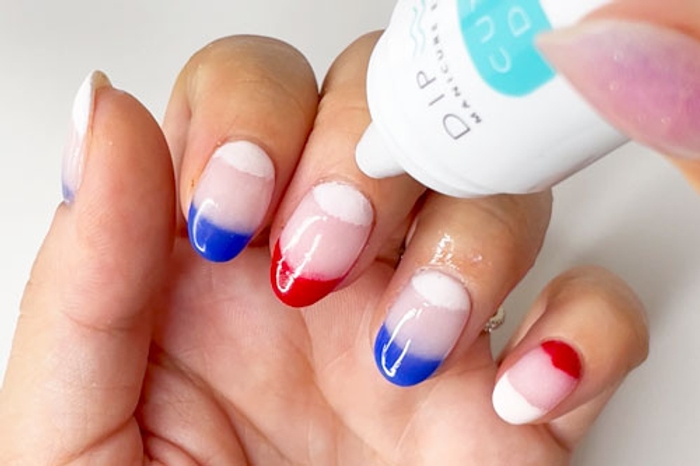 Red, White, and Blue Dip Nail Colors for the 4th of July - wide 2