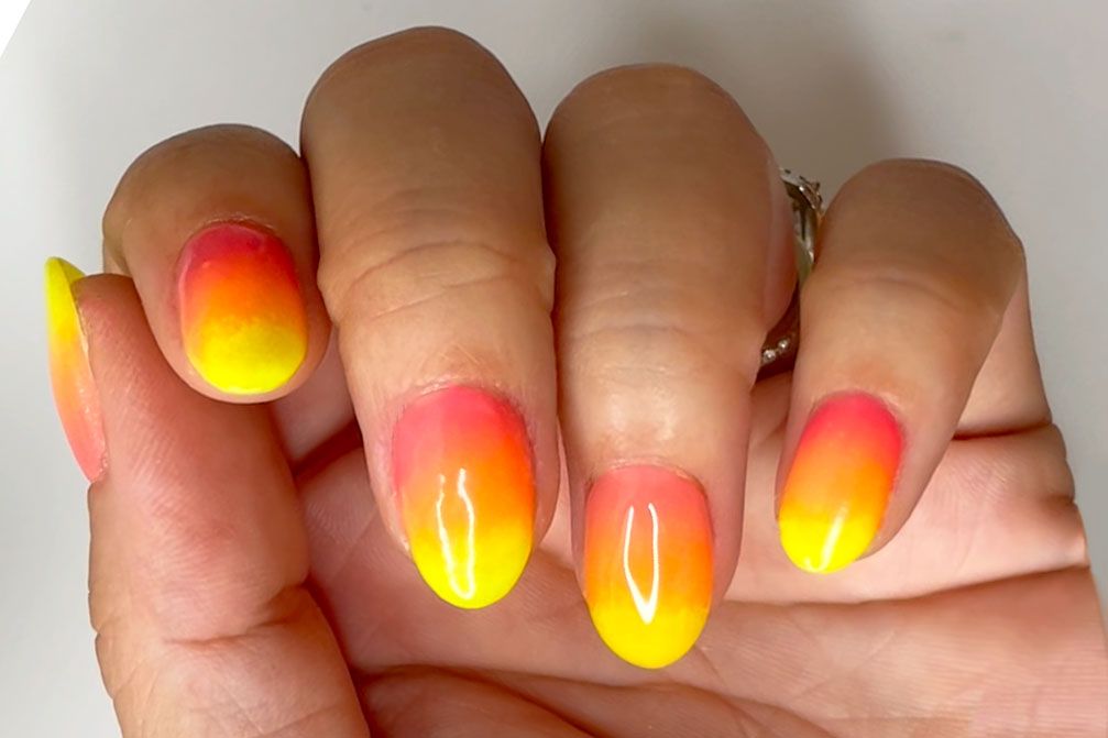 Glow in the dark hotsell ombre nails