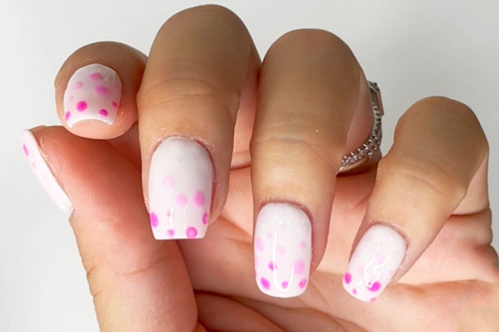 Dotting Nail Art Designs For Beginners Cute Easy Polka Dots