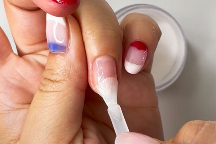 Red, White, and Blue Dip Nail Colors for the 4th of July - wide 10