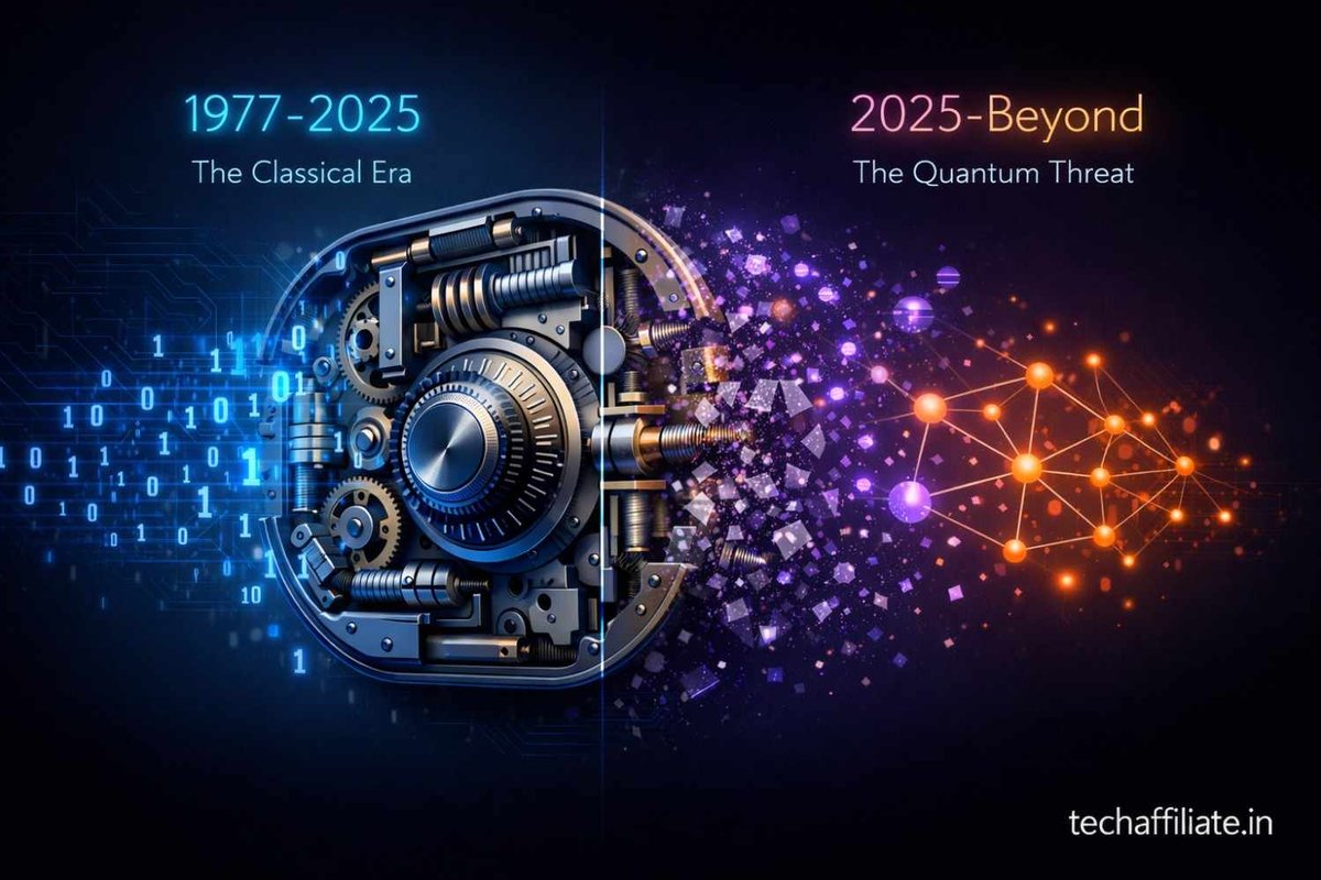 quantum computing breaking encryption visualization with AI threat