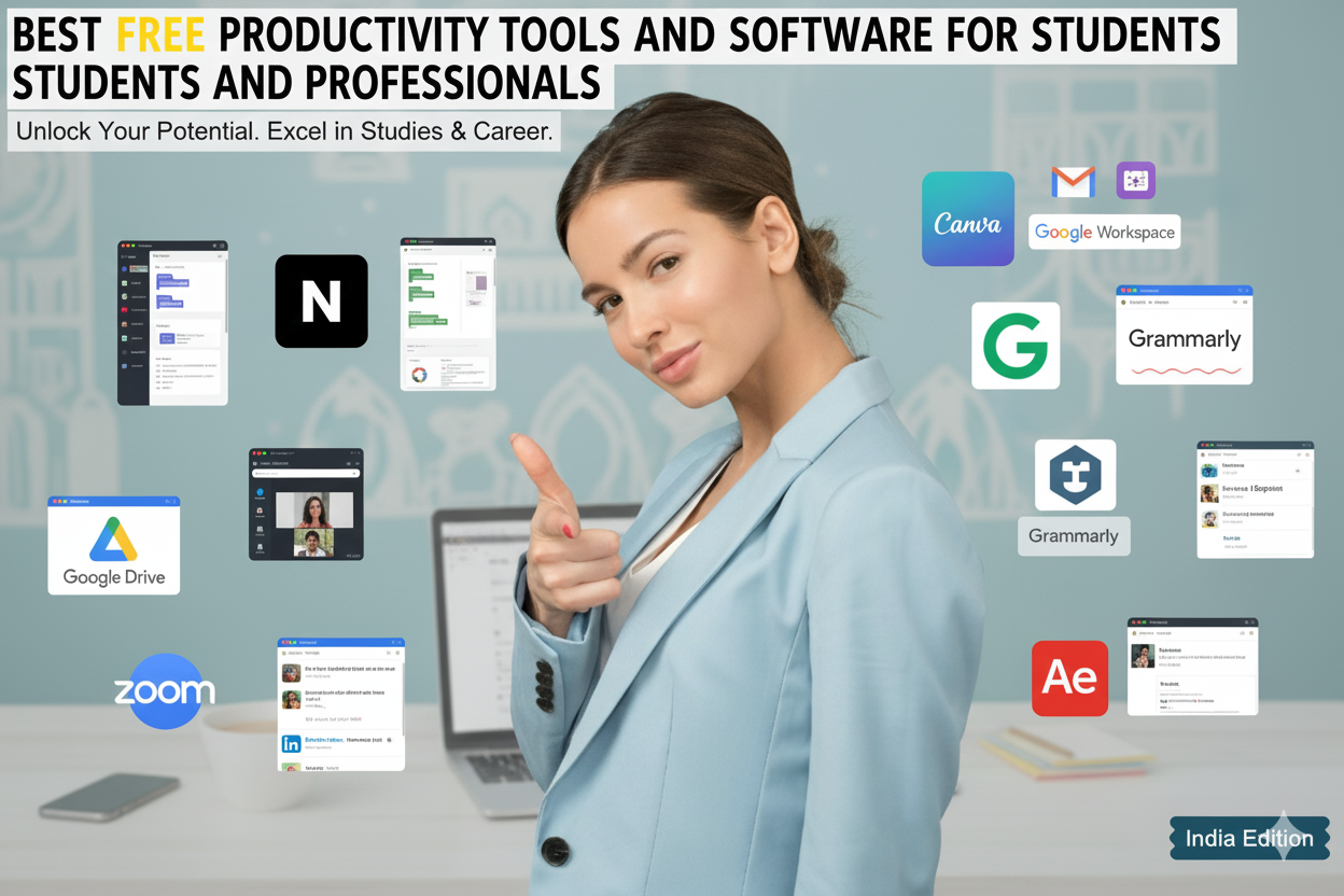 10 free tech tools for Indian students and professionals in 2025