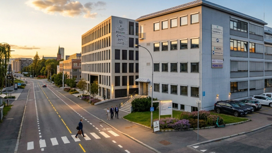 kontorlokaler til leie på Bryn