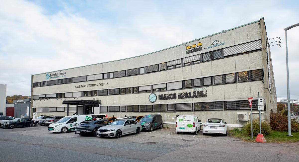 Modern and Flexible 85 sqm Office Space – Breivoll/Alnabru - Facade