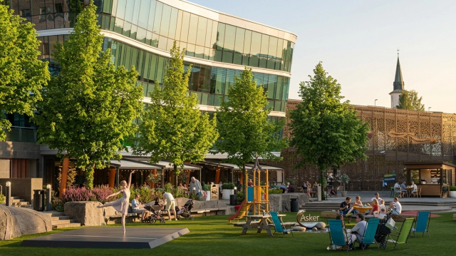 kontorlokaler til leie på Asker Sentrum