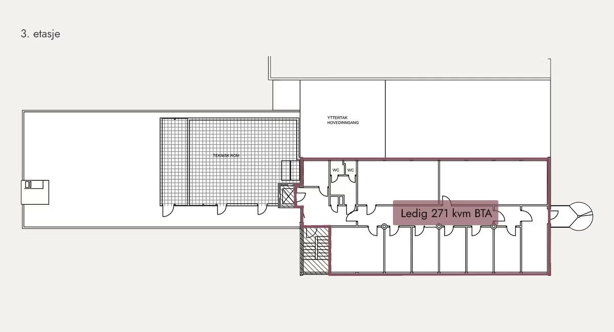 Lyst kontorlokale med sentral beliggenhet på Alnabru - Vollaveien 20A