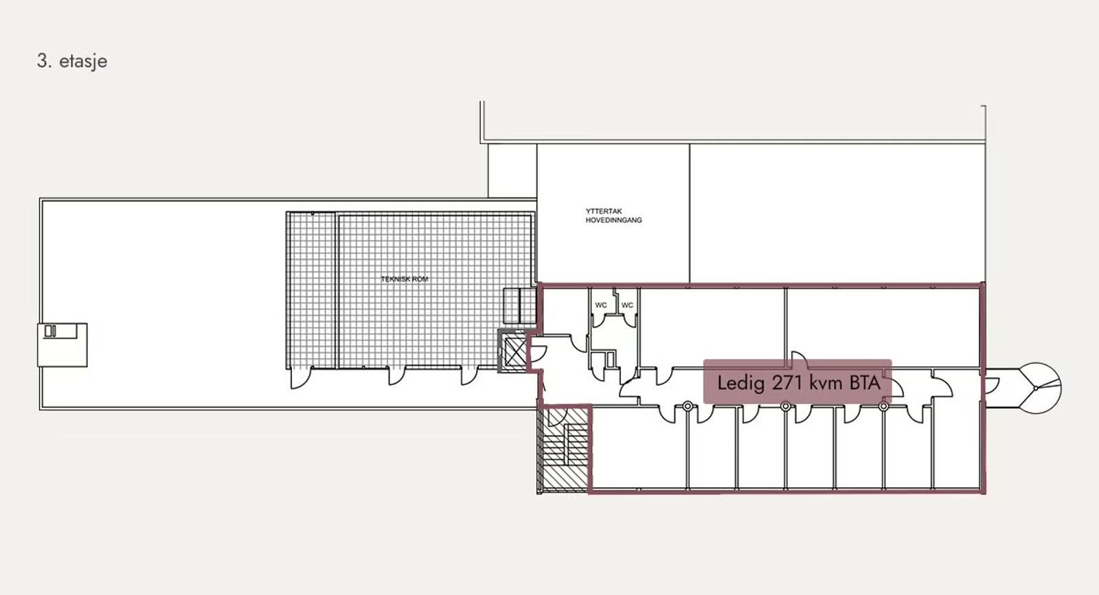 Lyst kontorlokale med sentral beliggenhet på Alnabru - Vollaveien 20A
